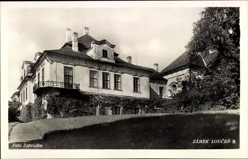 Ak Loučeň Lautschin Mittelböhmen, Schloss