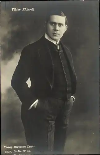 Ak Schauspieler Victor Eckhardt, Portrait, Autogramm