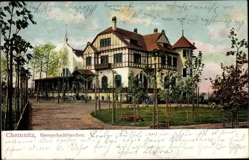 Ak Chemnitz, Bismarckschlösschen