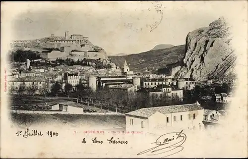 Ak Sisteron Alpes de Haute Provence, Südwestküste