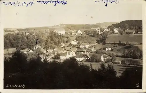 Foto Ak Lautrach Schwaben, Totalansicht vom Ort