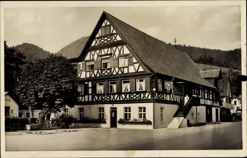 Ak Schenkenzell im Schwarzwald, Gasthof und Pension Sonne, Bes. Wilh. Gruber