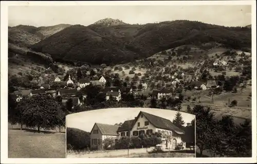 Ak Sitzenkirch Kandern Schwarzwald Baden Württemberg, Gasthaus Pension zum Engel, Inh. Fritz Senger