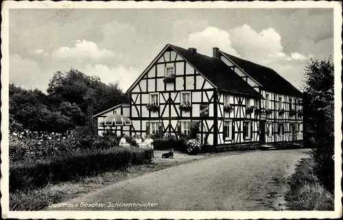 Ak Kreuzkapelle Much Nordrhein Westfalen, Gasthaus Geschw. Schönenbrücher