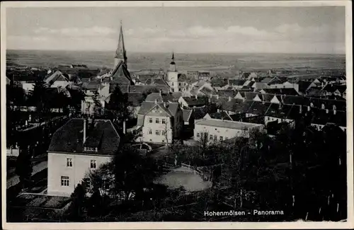 Ak Hohenmölsen im Burgenlandkreis, Panorama vom Ort