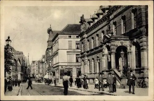 Ak Paderborn in Westfalen, Westerstraße