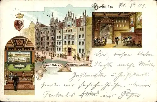 Litho Berlin Mitte, Siechens Nürnberger Bierhaus