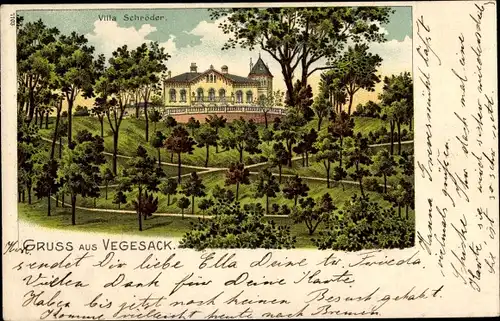 Litho Vegesack Hansestadt Bremen, Villa Schröder