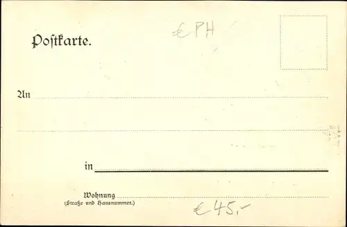 Ak Kiel Schleswig Holstein, Gedenkkarte zum 25. Stiftungsfest 1902