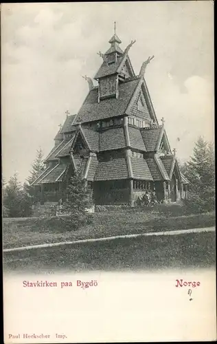 Ak Gol Norwegen, Stabkirche, Stavkirke