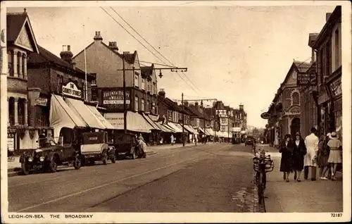 Ak Leigh on Sea Essex England, The Broadway