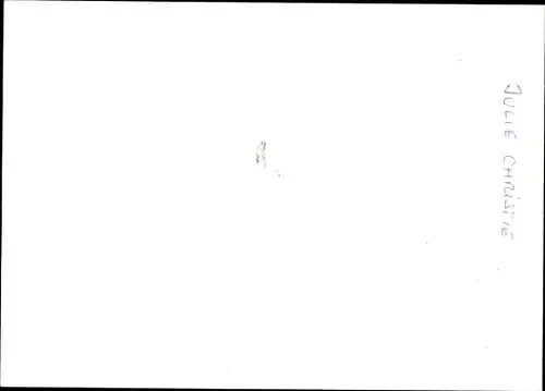 Ak Schauspielerin Julie Christie, Portrait, Autogramm