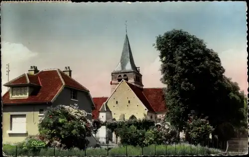 Ak Plancy l’Abbaye Aube, Kirche