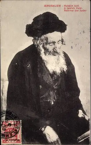 Judaika Ak Jerusalem Israel, Rabiner der Juder