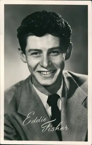 Ak Schauspieler Eddie Fisher, Portrait