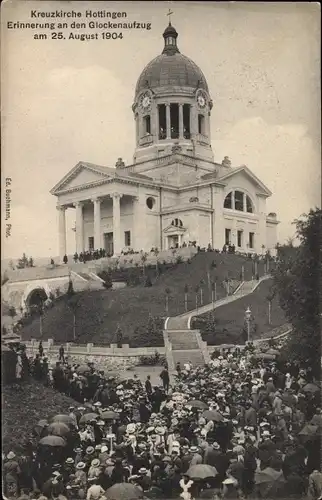 Ak Hottingen Zürich Stadt Schweiz, Glockenaufzug 25. August 1904