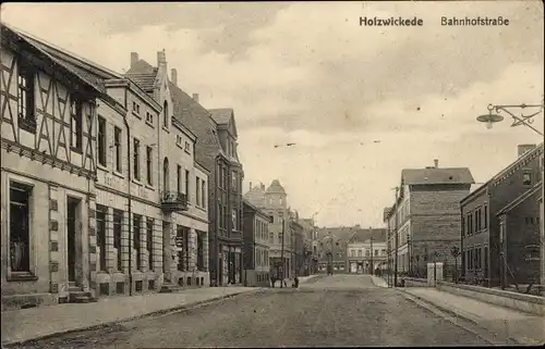 Ak Holzwickede im Ruhrgebiet, Bahnhofstraße, Gasthof