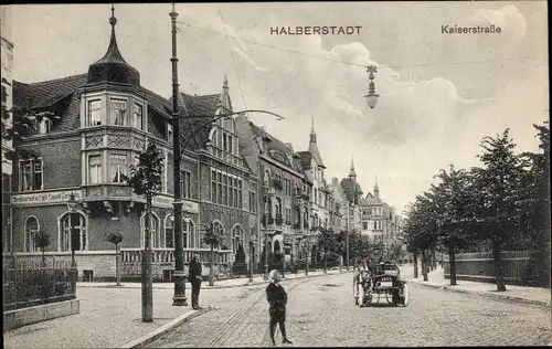 Ak Halberstadt am Harz, Kaiserstraße