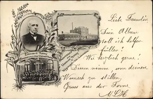 Ak Wijgmaal Wygmael Louvain Leuven Flämisch Brabant, Usines Remy, Edouard Remy