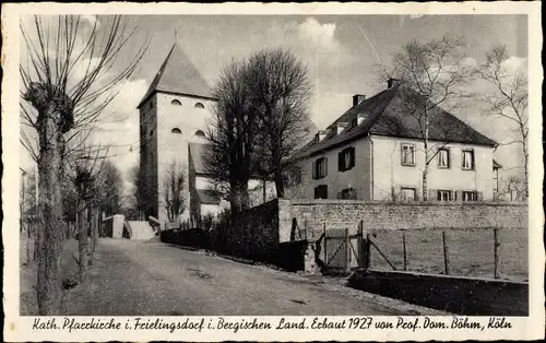 Ak Frielingsdorf Lindlar im Oberbergischen Kreis, Katholische Pfarrkirche