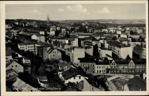 Ak Grudziądz Graudenz Westpreußen, Stadtansicht vom Schlossberg