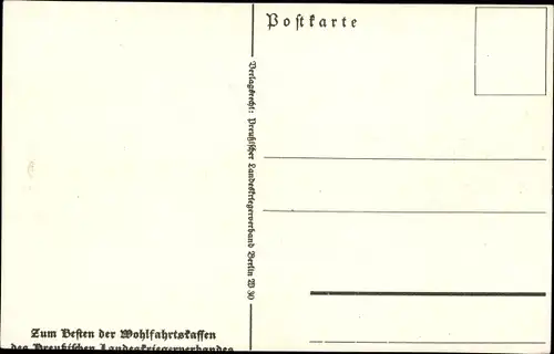 Künstler Ak Hoffmann, Anton, An der Tränke, Deutsche Kavallerie, Ulanen