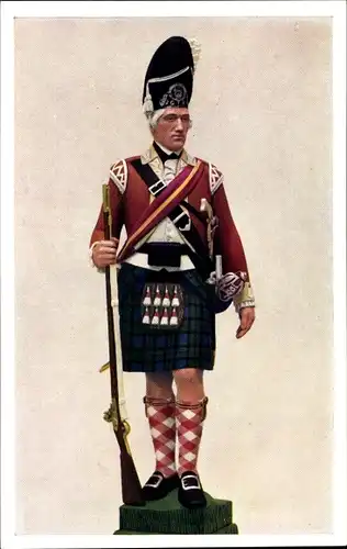Ak The Seaforth Highlanders, Sergeant, 78. Highland Regt. des Fußes, Statuette