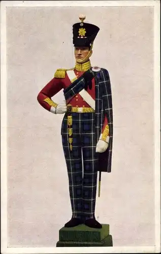 AK The Highland Ligth Infantry, City of Glasgow Regiment, Statuette