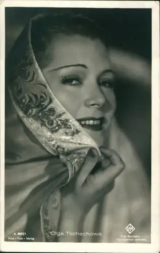 Ak Schauspielerin Olga Tschechowa, Portrait