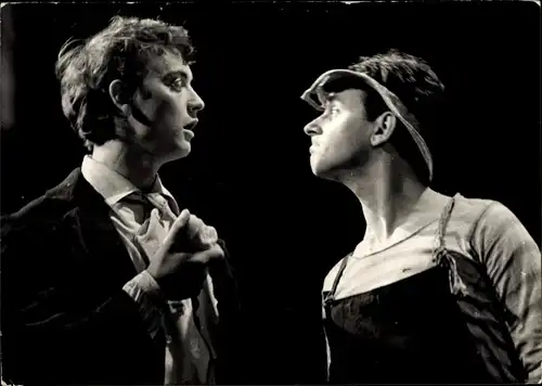 Ak Schauspieler Walter Nickel, Rolle Tom Sawyer, Schauspieler Hans-Jürgen Rudolph als Huck