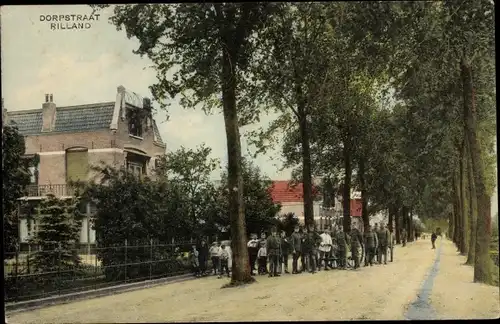 Ak Rilland Reimerswaal Zeeland Niederlande, Dorpstraat