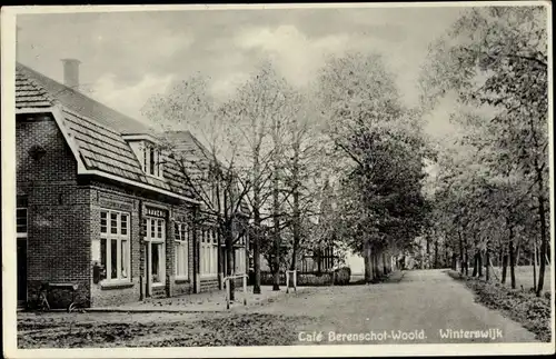 Ak Winterswijk Gelderland Niederlande, Café Berenschoot-Woold