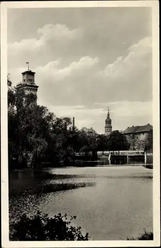 Ak Altenburg in Thüringen, Am Kleinen Teich