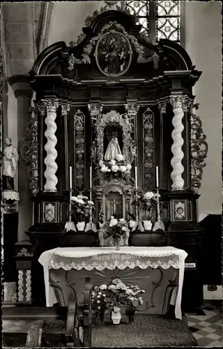 Ak Marienheide im Bergischen Land, Klosterkirche, Marienaltar