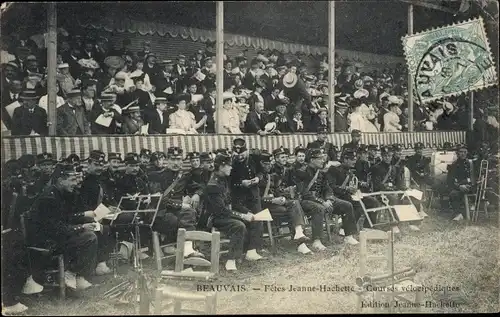 Ak Beauvais Oise, Jeanne Hachette Feierlichkeiten, Rennen