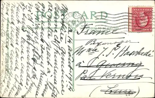 Ak Toledo Ohio USA, Dock am Strand