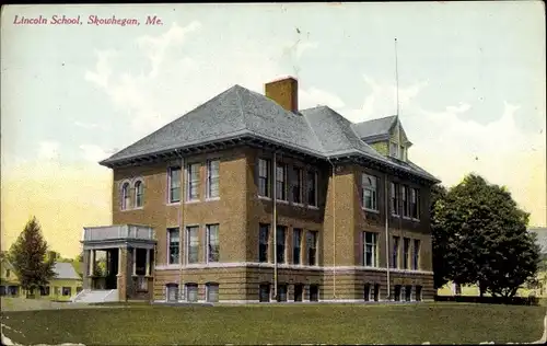 Ak Skowhegan Maine USA, Lincoln School