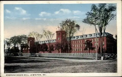 Ak Lewiston Maine USA, Androscoggin Mill