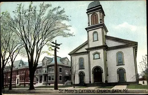 Ak Bath Maine USA, St. Mary's Catholic Church
