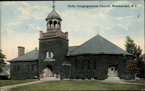 Ak Woonsocket Rhode Island USA, Globe Congregational Church