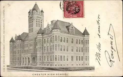 Ak Chester Pennsylvania USA, High School