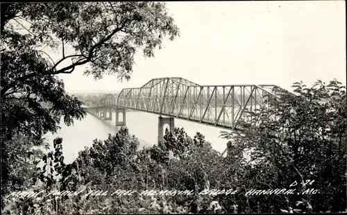 Ak Hannibal Missouri USA, Mark Twain Memorial Bridge