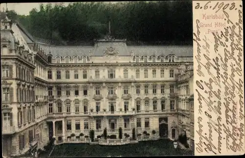 Ak Karlovy Vary Karlsbad Stadt, Grand Hotel Pupp