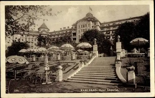 Ak Karlovy Vary Karlsbad Stadt, Hotel Imperial