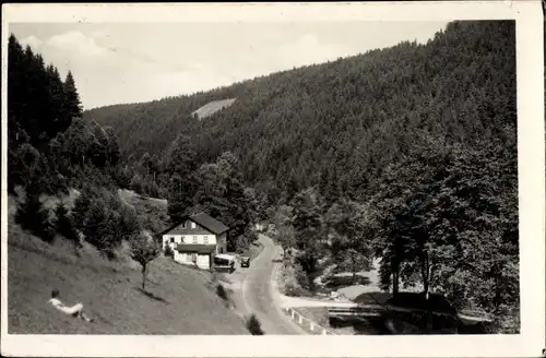 Ak Remptendorf in Thüringen, Sormitzgrund, Gasthaus Grubersmühle