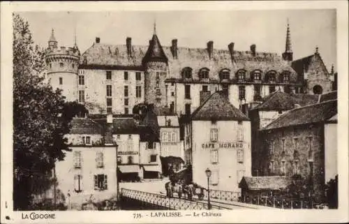 Ak Lapalisse-Allier, Schloss, Café Morand