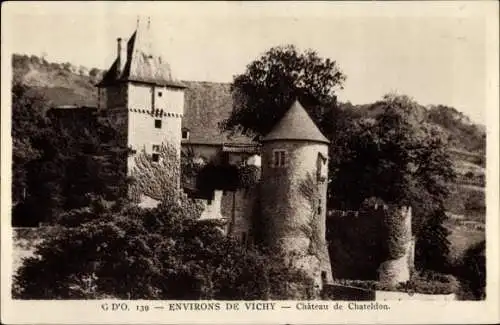 Ak Chateldon Allier, Chateau