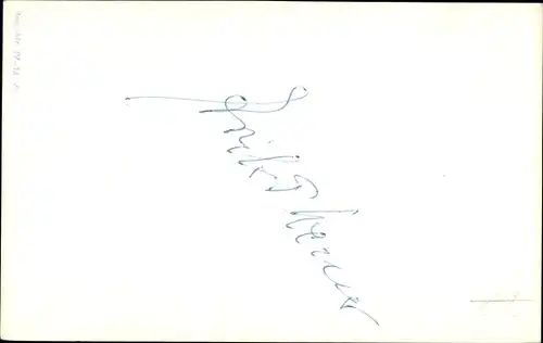 Ak Schauspieler Erik P. Werner, Portrait mit Hund, Autogramm