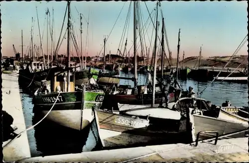 Ak Saint Gilles Croix de Vie Vendée, Le Port