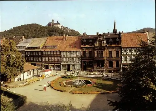 Ak Wernigerode im Harz, Nicolaiplatz